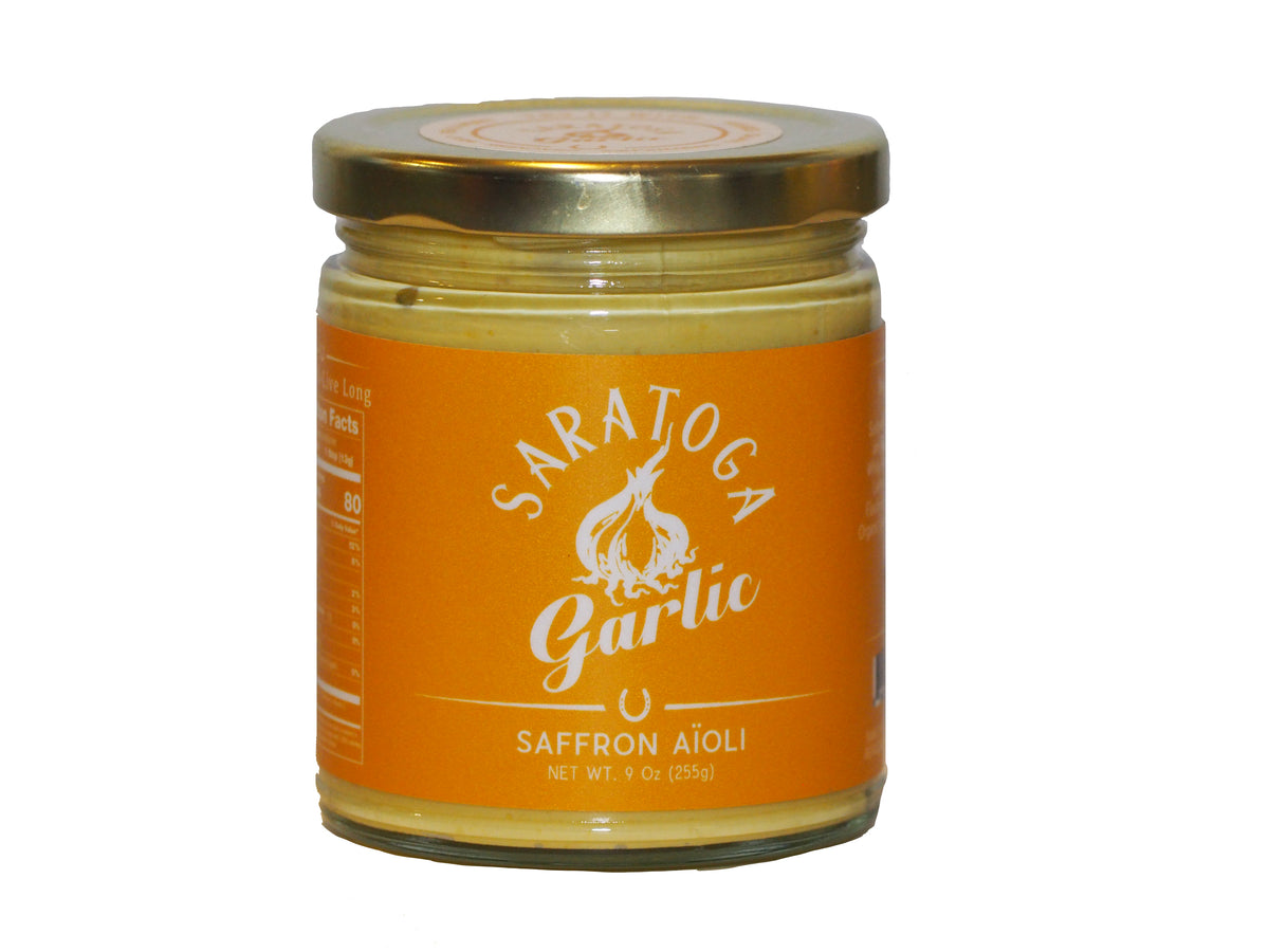 Saffron Aioli Jar Saratoga Garlic