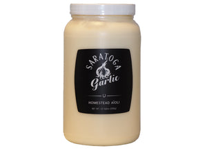 Homestead Garlic Aioli Half Gallon